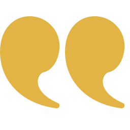 Red quotation mark